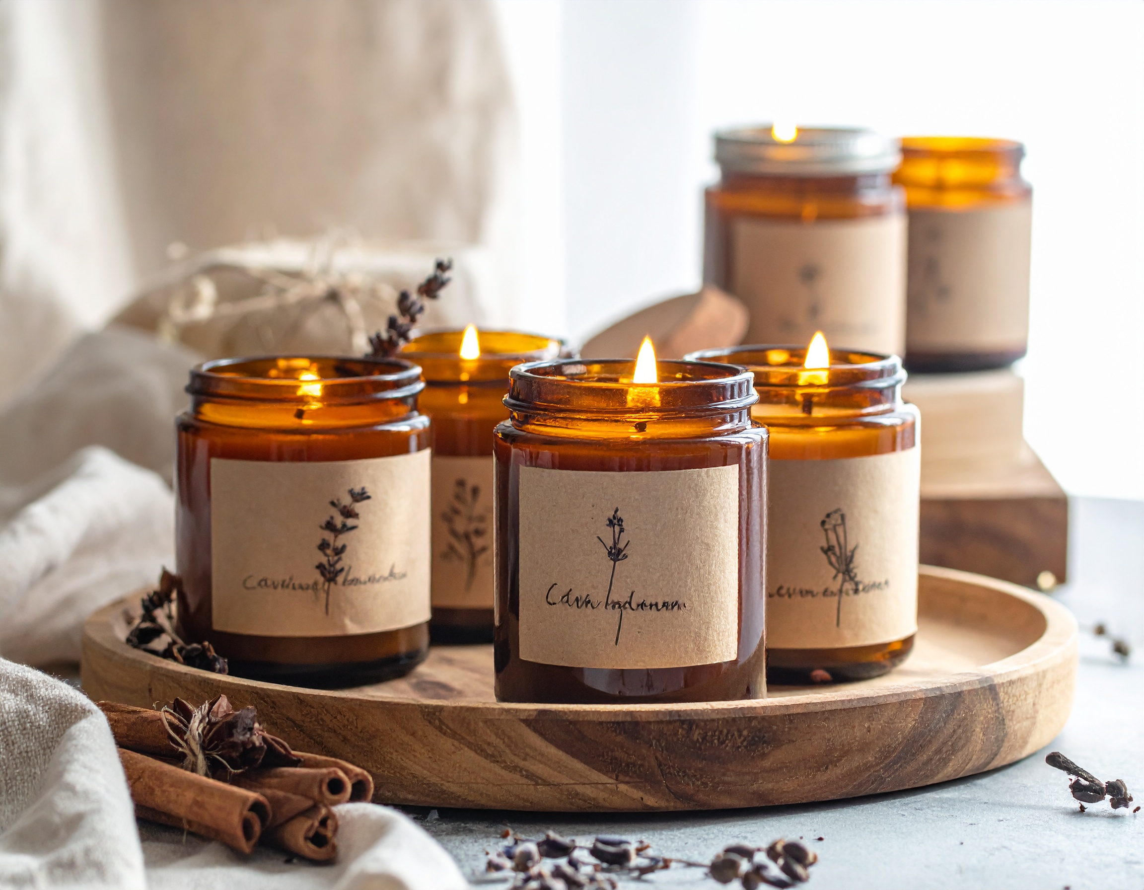 Hand-Poured Soy Candles